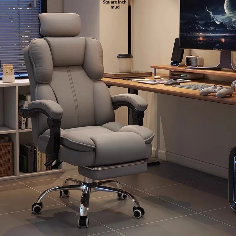 Ergonomic Office Chair Gaming Computer Desk Chair Adjustable Lumbar Swivel Headrest Breathable Mesh High Back Home Cadeira