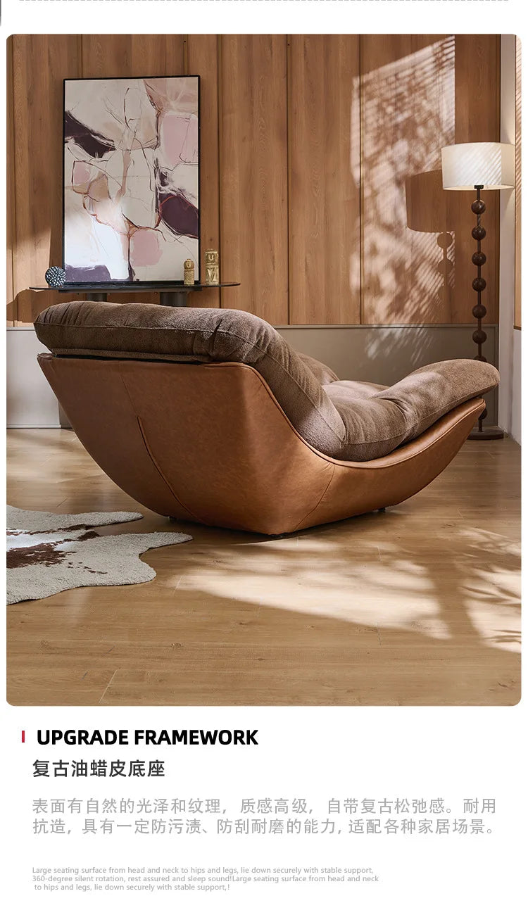 Nordic designer creative modern simple living room lounge lounge chair lazy bedroom home premium sofa chair