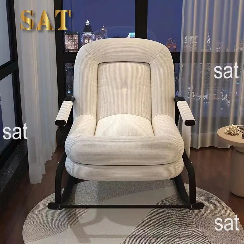 # Modern Ergonomic Fabric Chaise Lounge Chair with Eco-Friendly Design for the Lazy Living Room