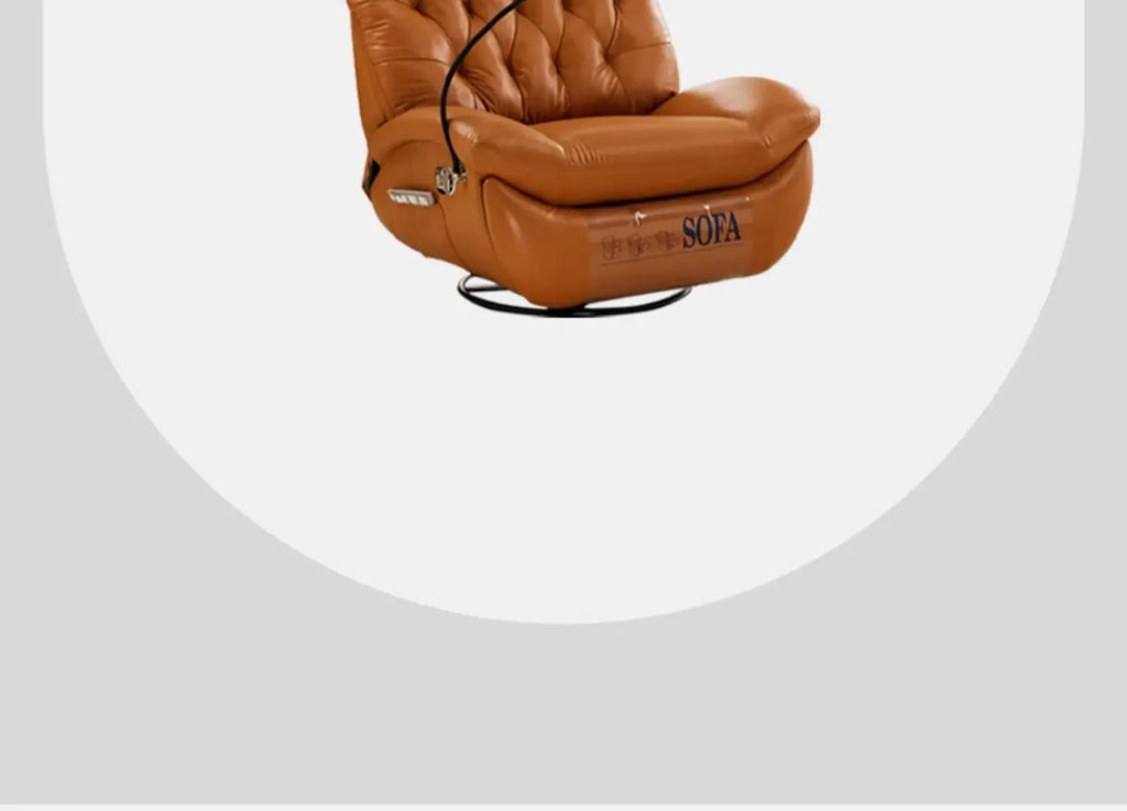 LSL Furniture Genuine Leather Electric Sofa Single Multi-Functional Leisure Recliner Rocking Chair