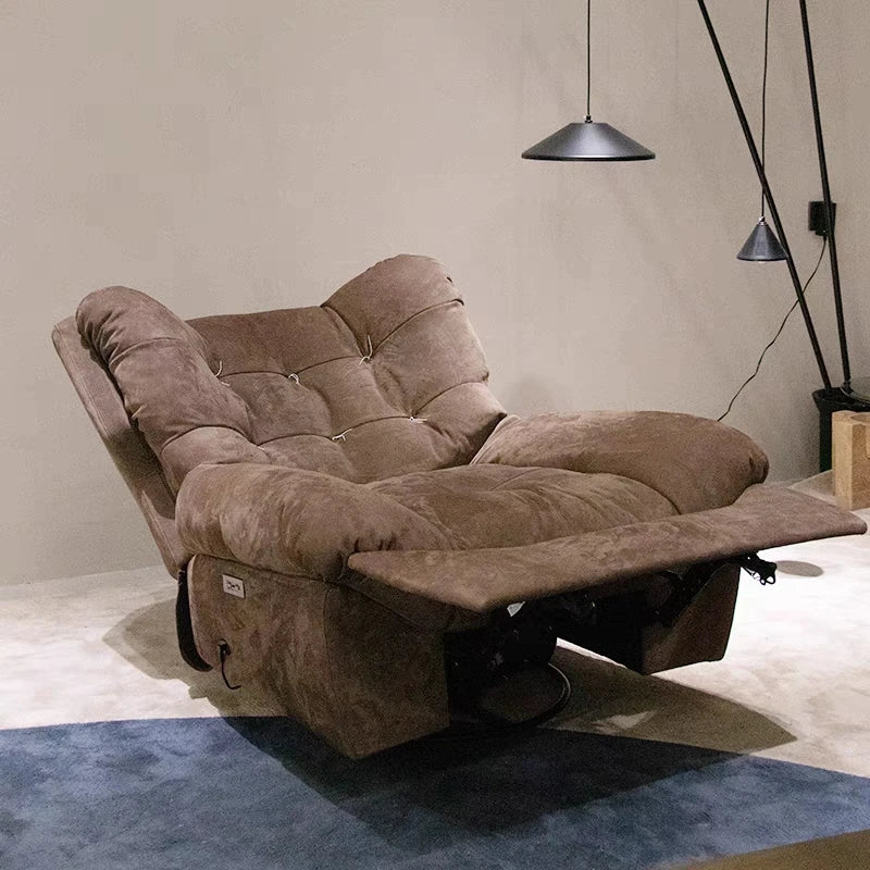 Internet celebrity lazy sofa can sleep cloud single electric multi-function living room balcony rotating recliner storage