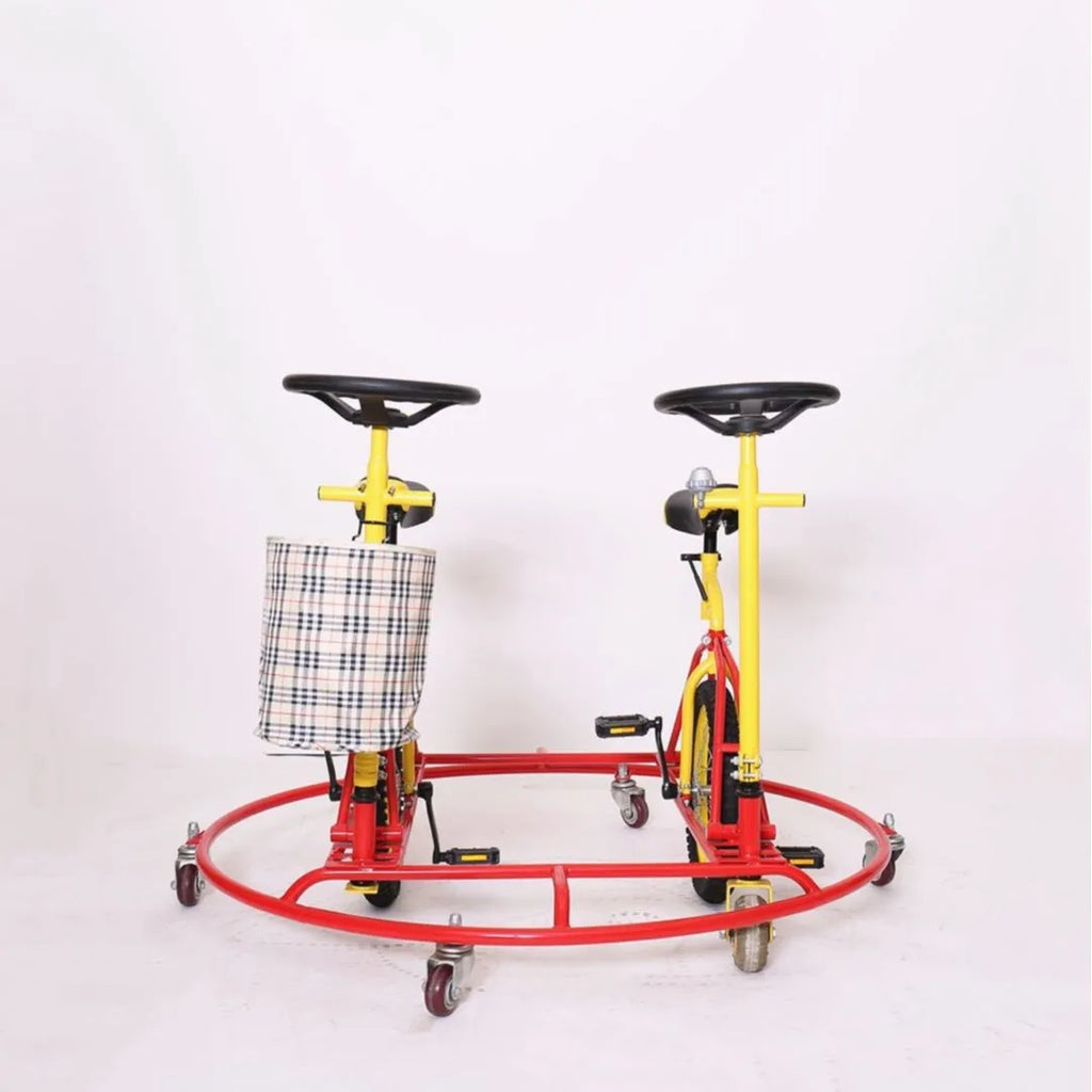 Ice and ground double double bicycle steel frame ordinary pedal support customization