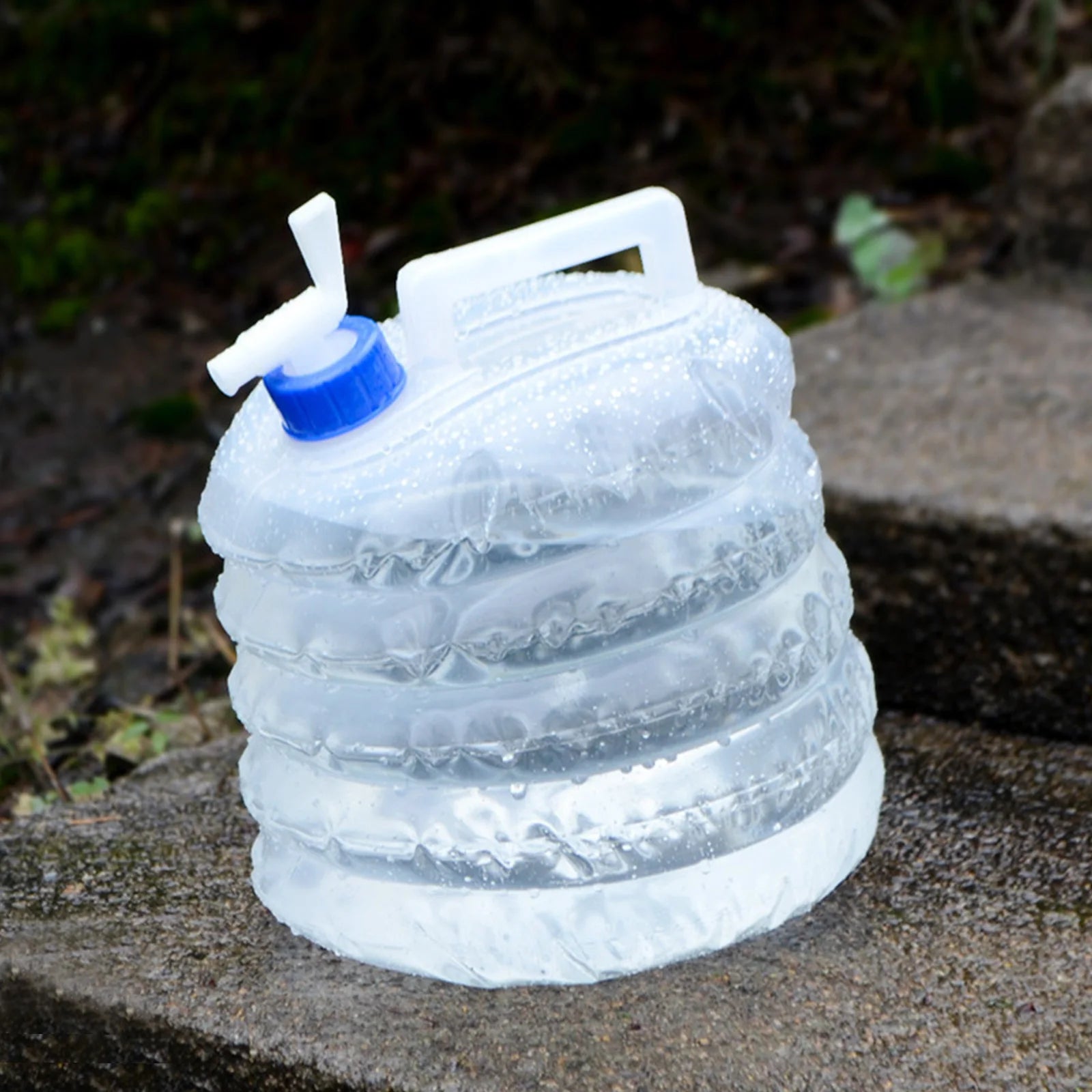 5/10/15L Camping Water  PE Foldable Camp Picnic Water Tank Portable Collapsible Large Capacity for Outing Self-driving