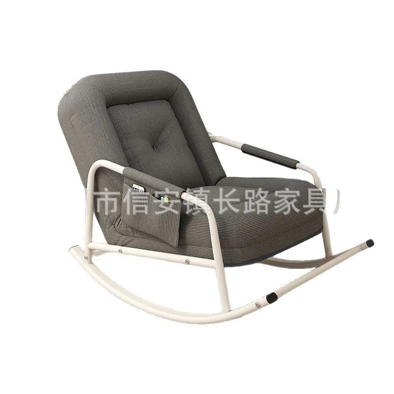 Lazy sofa balcony leisure living room light luxury single rocking chair recliner adult household human kennel
