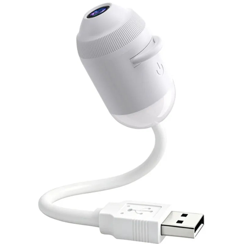 USB Mini Galaxy Star Projector With 24 Slides For Car Interior& Home Decor- Two-In-One Night Light Functionality