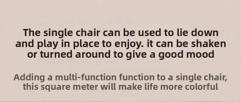 LZ X LazySofa Single Recliner Electric Space Capsule Rocking Chair Eco-Leather Lounge Living Room Suitable Sitting Reclining Sle