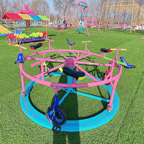2026 Outdoor & Indoor Playground Swing 6 Seats 360-degree Non-motorized Children Home & School Use Steel Constructionpromote sal