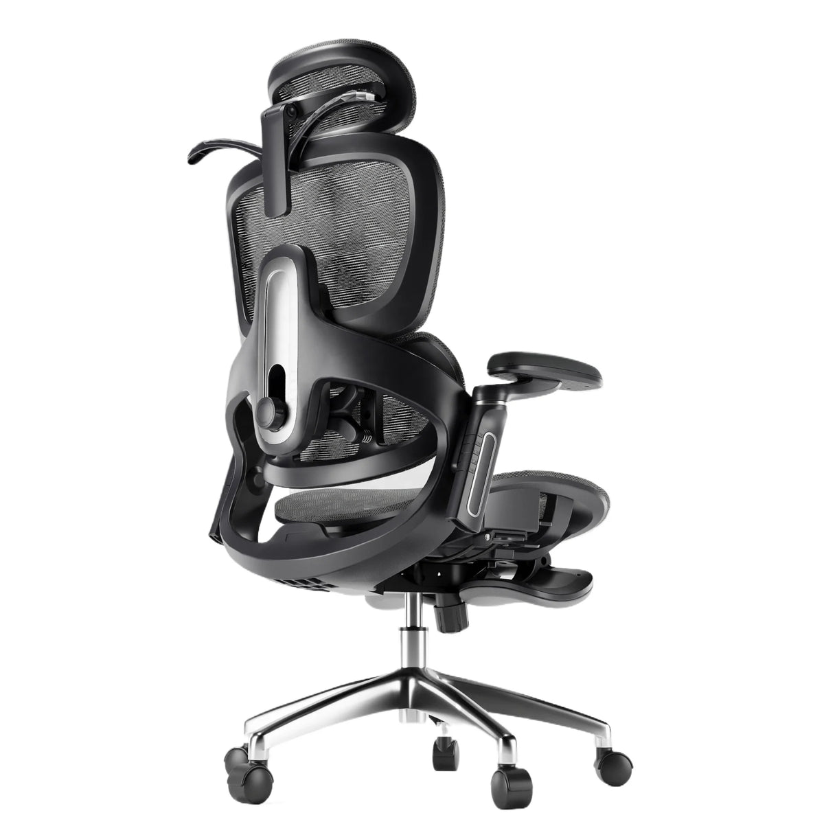 Ergonomic mesh office chair, modern fatigue-free long-sitting comfortable reclining raised 360 rotating office chair