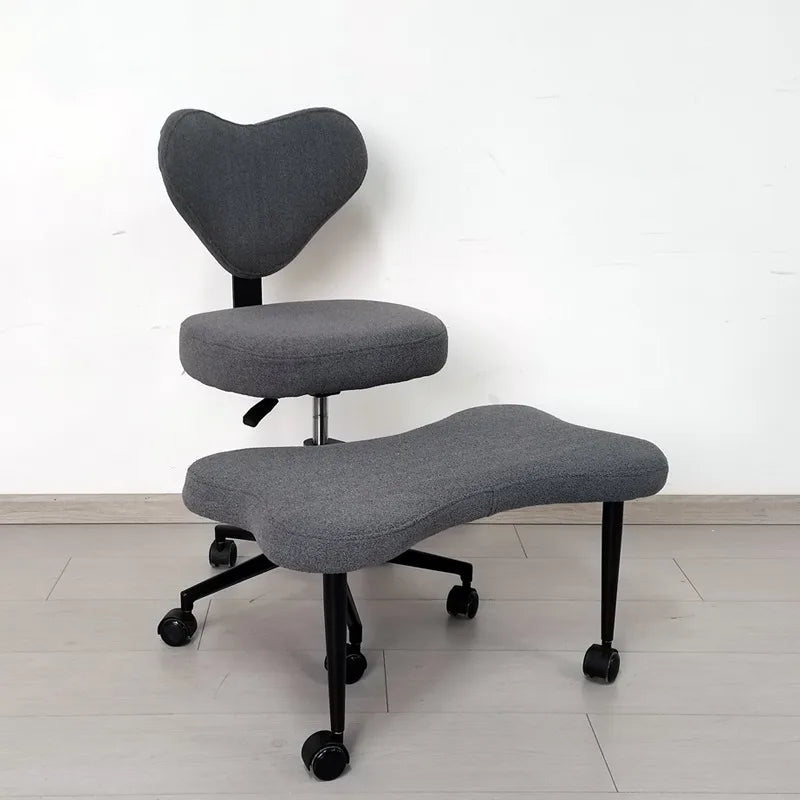 Cross-legged Chair Computer Desk Office Seat Sitting Not Sitting Easy Chair Dormitory Stool Squatting