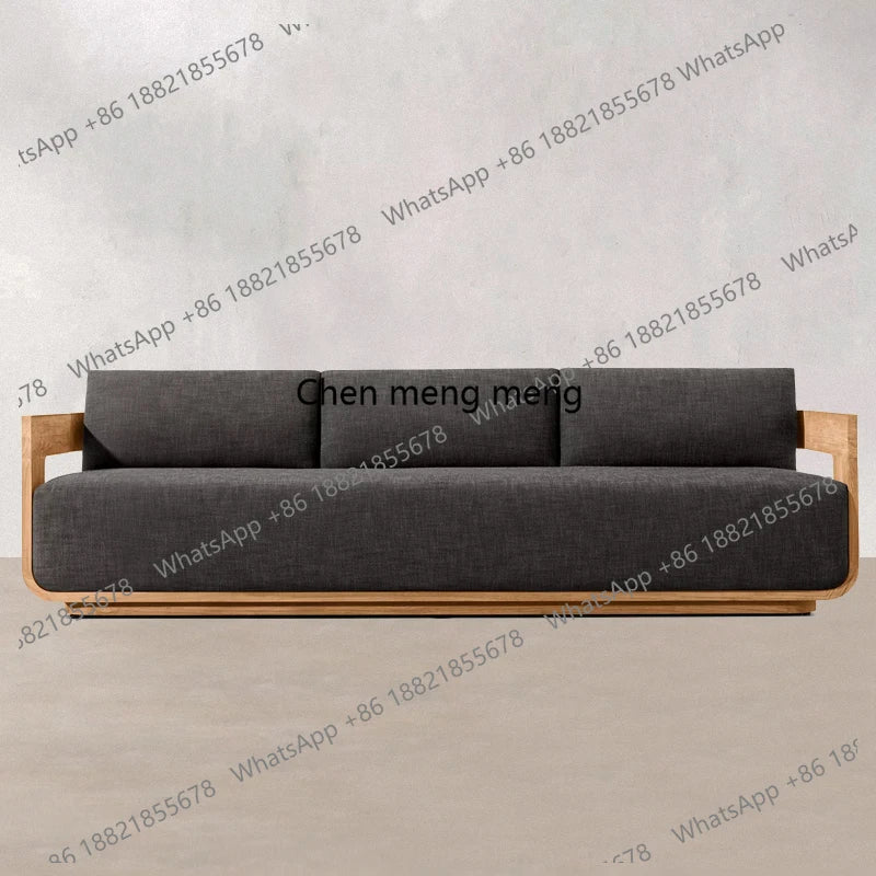 High-End Teak Solid Outdoor Furniture Direct Sales From Manufacturer For Garden Sofa Courtyard Park Hotel Leisure Villa