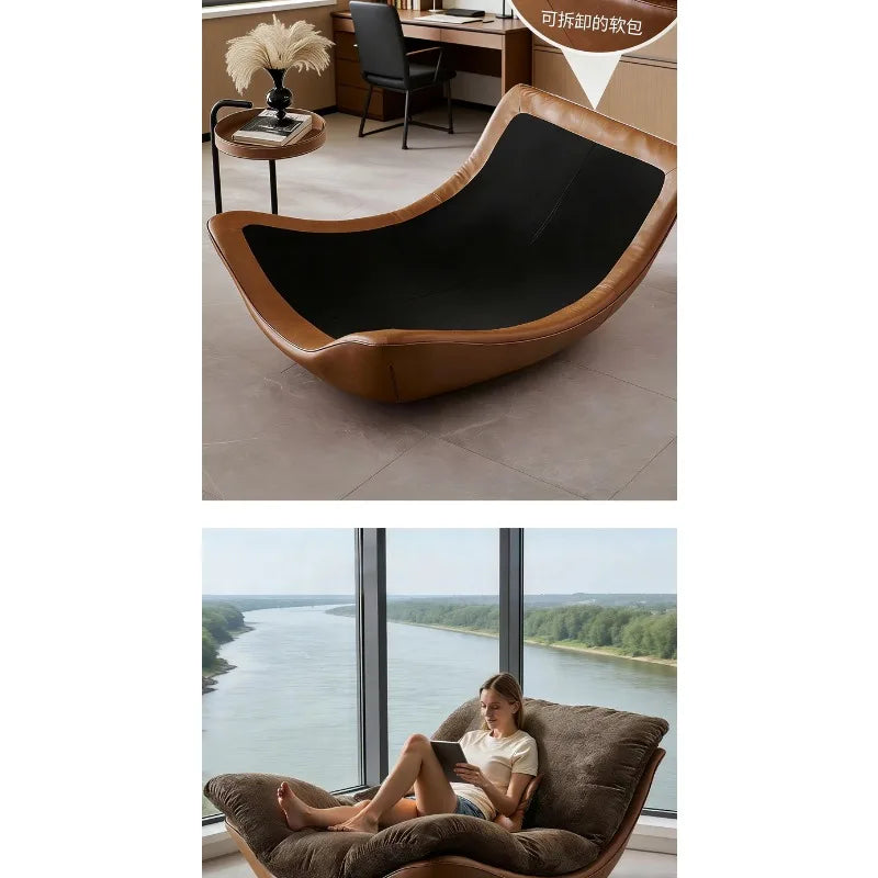 Office Home Balcony Leisure Chair Living Room Single Lazy Sofa Chair