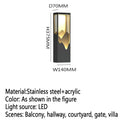 86LIGHT Contemporary LED Outdoor Wall Lamps Electric Simplicity Waterproof Balcony Hallway Courtyard  Gate
