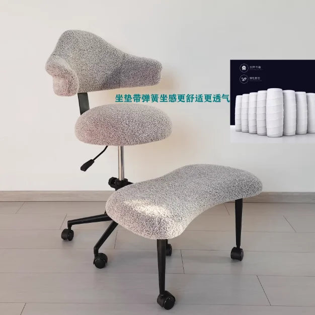 With backrest meditation yoga profiled computer dormitory comfortable sedentary not tired cross-legged chair