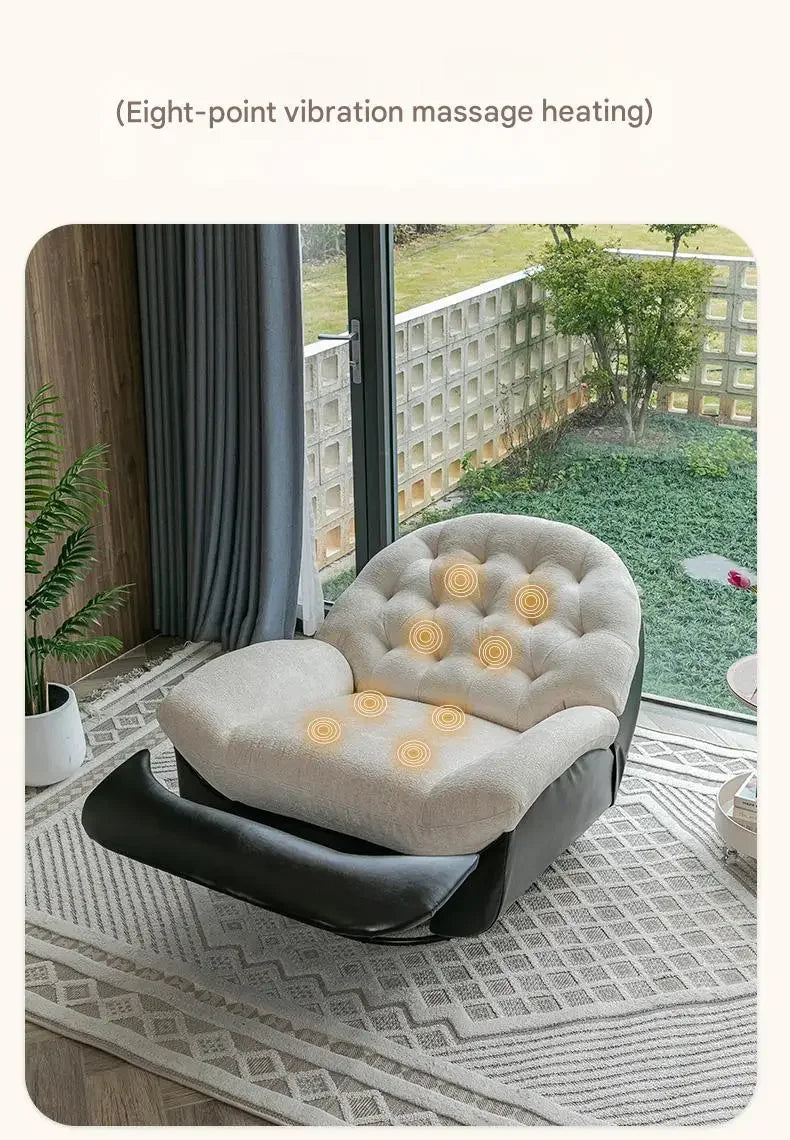 Designer Relax Massage Living Room Chairs Balcony Reading Swivel Comfortable Massage Ergonomic Fauteuil Lounge Suite Furniture