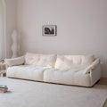 # Nordic Modern Cream White Sherpa 3-seater Living Room Set Sofa Modular Deep Throne Villa Apartment Hotel Designer Sofa